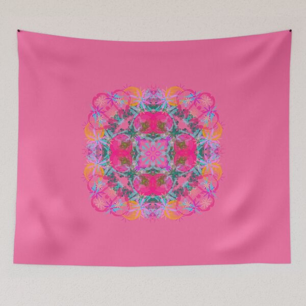Item preview, Neon Mandala Flower Abstract designed and sold by Chatchot.