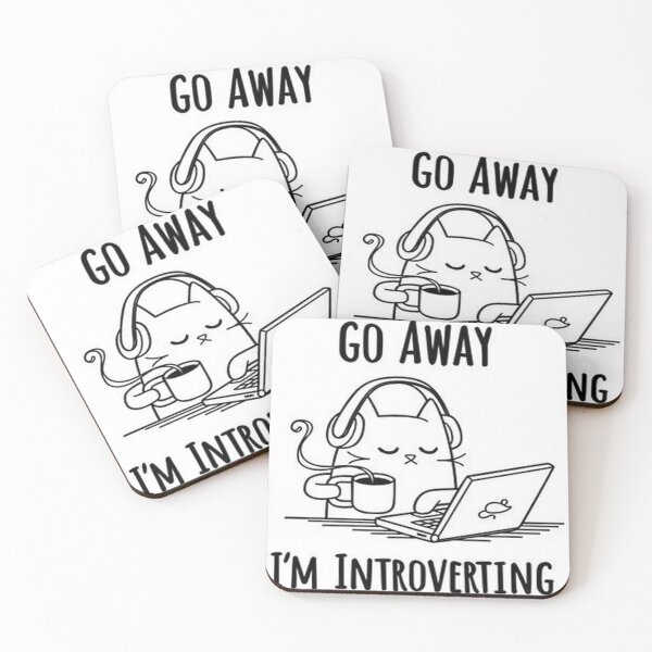 Item preview, INTROVERT CAT designed and sold by ParamedicDesign.