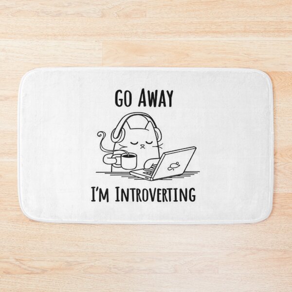Item preview, INTROVERT CAT designed and sold by ParamedicDesign.