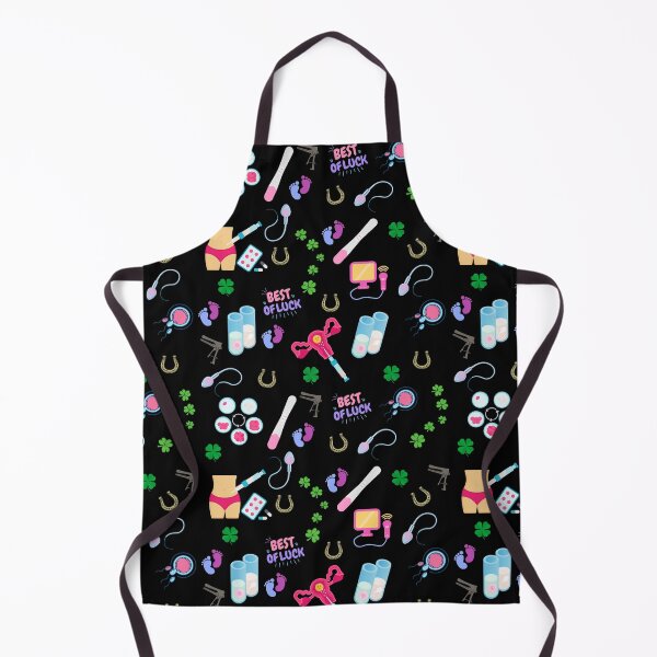 Item preview, IUI Fertility treatment pattern black designed and sold by Lady-Frost.
