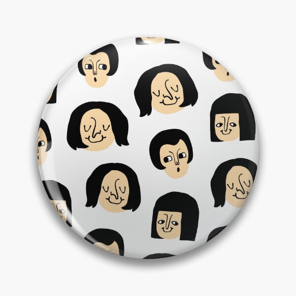 Item preview, Facial Expressions Seamless Pattern designed and sold by ItsBubbleTea.