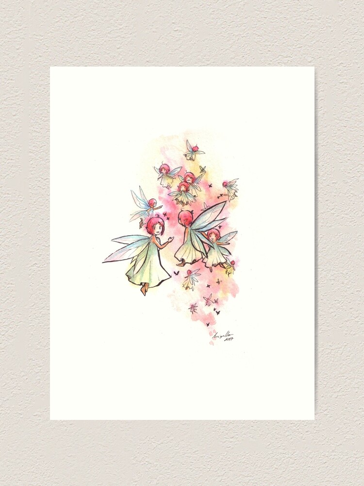 Alternate view of The Teeming Fairies Art Print