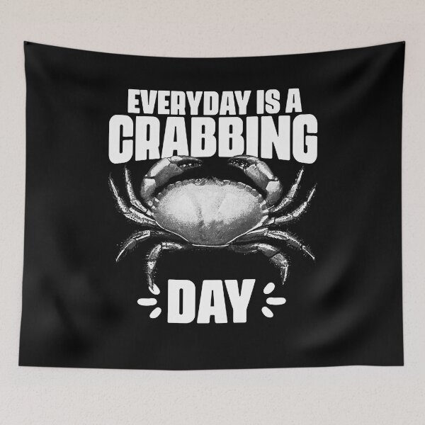 Item preview, Everyday Is A Funny Crabbing Day Catching Crabs Crab Hunter designed and sold by Nessshirts.