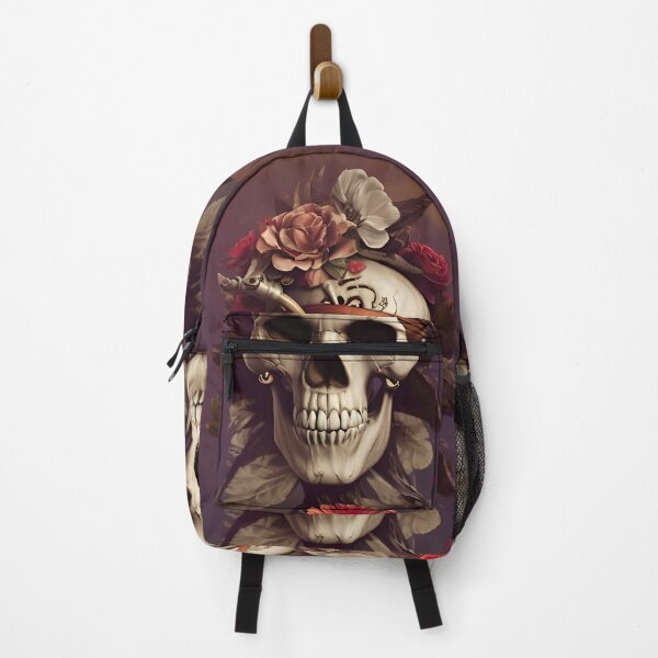 Item preview, Pirate skull with flowers designed and sold by Play-and-Create.