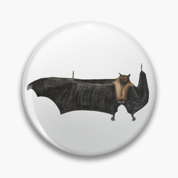 Item preview, Vintage bat Great Indian Fruit Bat (Pteropus giganteus) ca.1777-1782, Dark Academia, Cottagecore, Vintage Art Bat, Bat gift, Indian Flying Fox, designed and sold by RoyalRepublics.