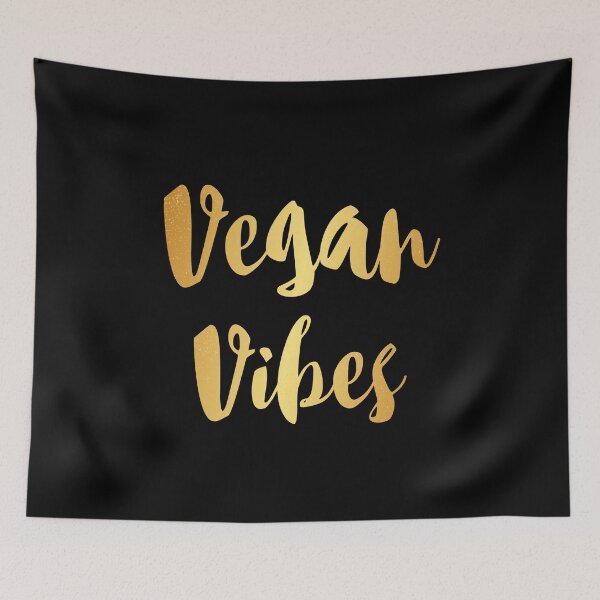 Item preview, Vegan vibes - funny vegetarian designed and sold by Captain Mood.