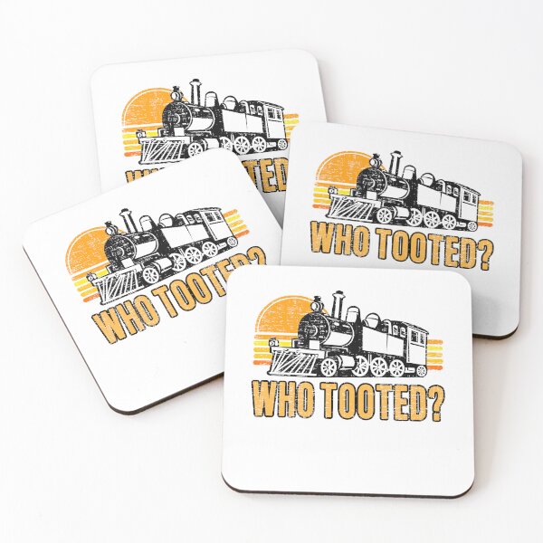 Item preview, Funny Retro Model Railroad Steam Trains Lovers Who Tooted  designed and sold by 74ninetees.