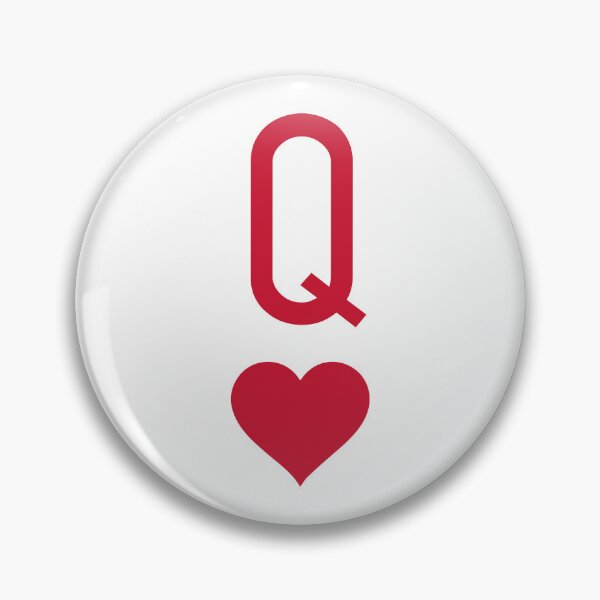 Item preview, Red queen of hearts playing card Family Game designed and sold by FrenchsTuck.