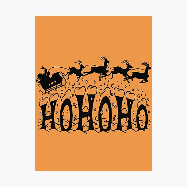 Item preview, Merry Christmas Ho Ho Ho designed and sold by PhDFashion.