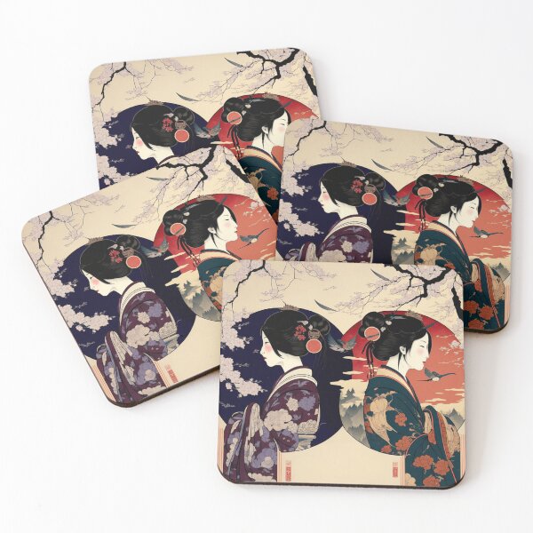 Item preview, Painting of a Japanese woman designed and sold by Tho0mX.
