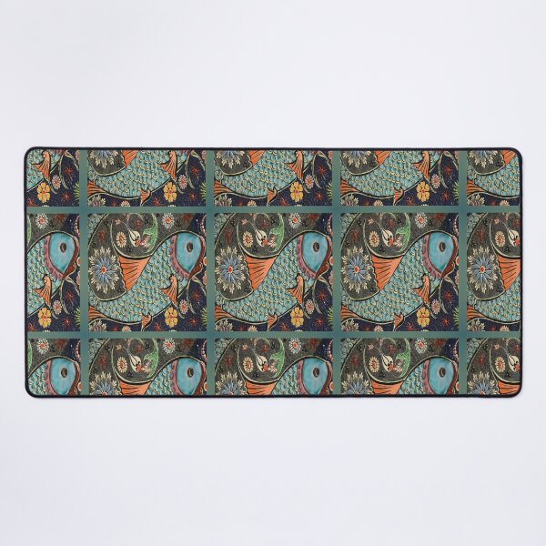Item preview, Mosaic fish tile art designed and sold by Creative-draw.