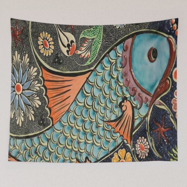 Item preview, Mosaic fish tile art  designed and sold by Creative-draw.