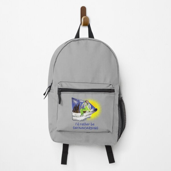 Item preview, I'd rather be snowboarding  - (+ View this design on 75+ products) designed and sold by Julien Hebbrecht.