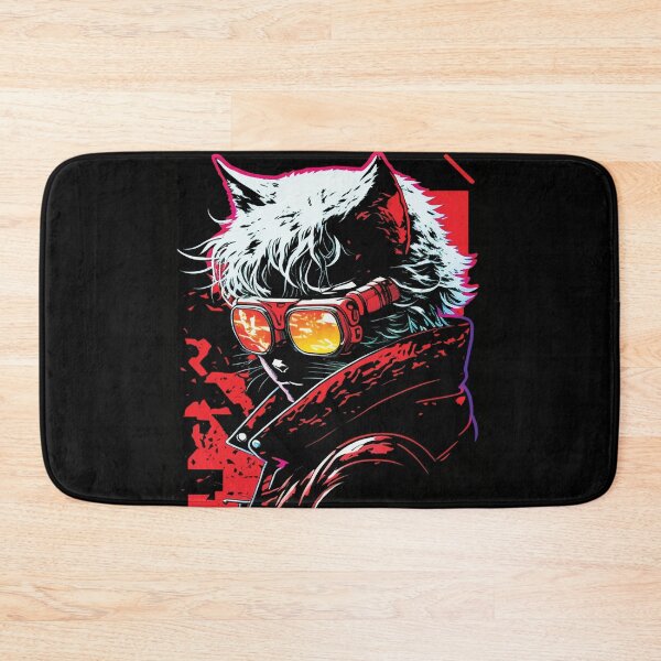 Item preview, Cyberpunk neon cat #2 designed and sold by PhiloSophyEye.