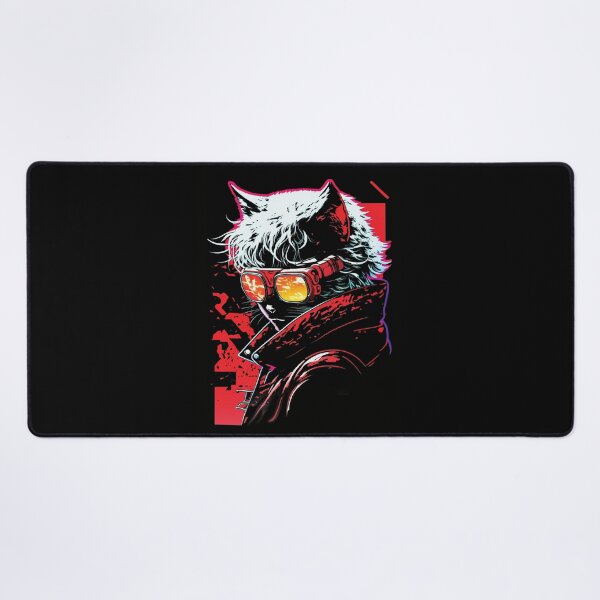 Item preview, Cyberpunk neon cat #2 designed and sold by PhiloSophyEye.