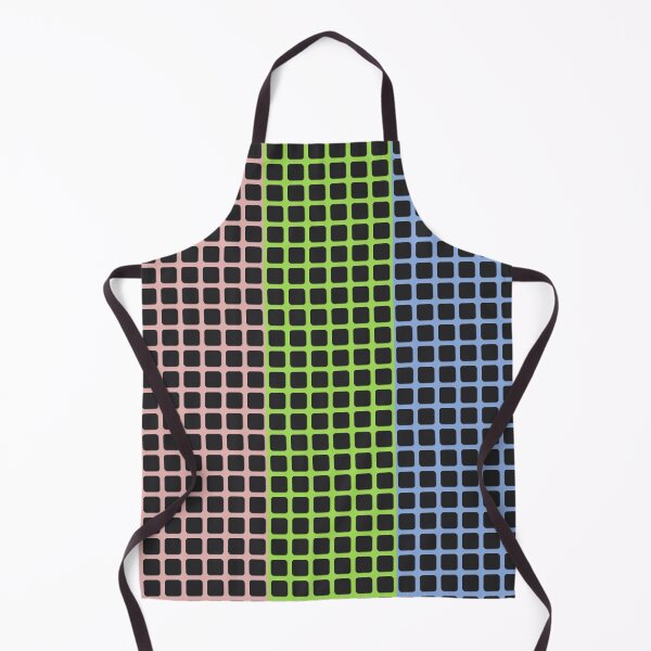 Item preview, 3d Square Pattern on Pale Chestnut, Inchworm, Light Cobalt Blue Colors designed and sold by ridhiandparidhi.
