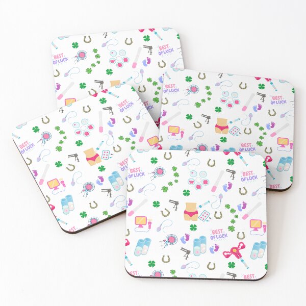 Item preview, IUI Fertility treatment pattern white designed and sold by Lady-Frost.