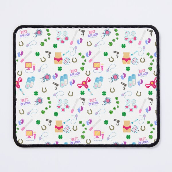 Item preview, IUI Fertility treatment pattern white designed and sold by Lady-Frost.