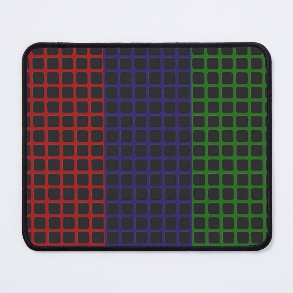 Item preview, 3d Square Pattern on Spartan Crimson, Deep Koamaru and Green Colors designed and sold by ridhiandparidhi.