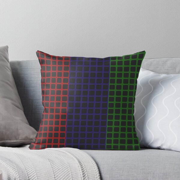 Item preview, 3d Square Pattern on Spartan Crimson, Deep Koamaru and Green Colors designed and sold by ridhiandparidhi.