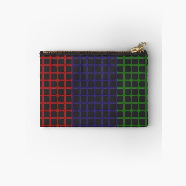Item preview, 3d Square Pattern on Spartan Crimson, Deep Koamaru and Green Colors designed and sold by ridhiandparidhi.