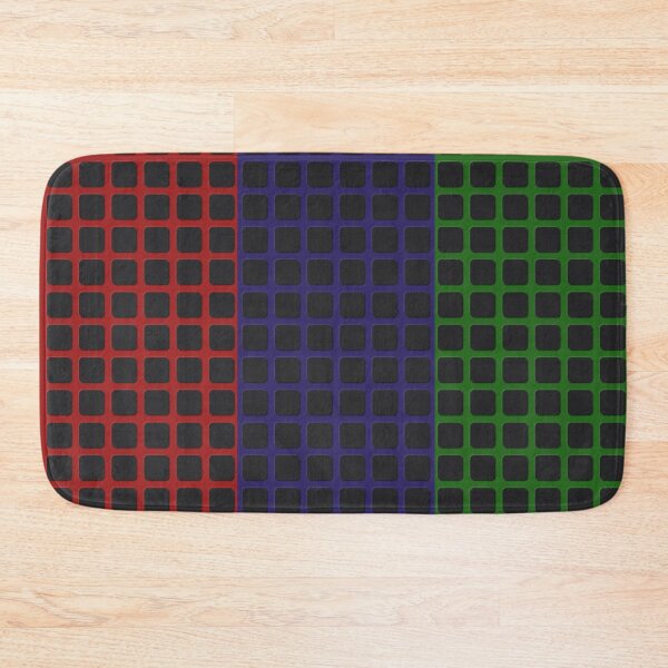 Item preview, 3d Square Pattern on Spartan Crimson, Deep Koamaru and Green Colors designed and sold by ridhiandparidhi.