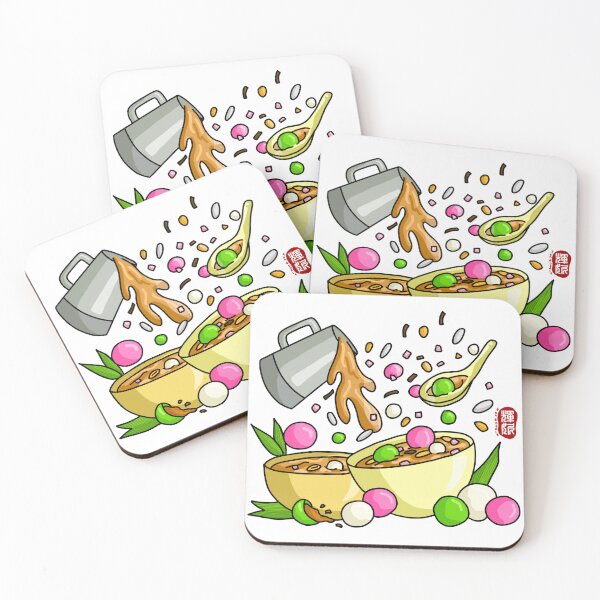 Item preview, Tang Yuan / Glutinous Rice Ball (color) designed and sold by FanDoodle.