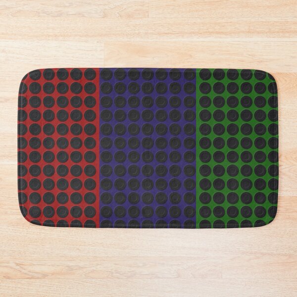 Item preview, 3d Circle Pattern on Spartan Crimson, Deep Koamaru, Green designed and sold by ridhiandparidhi.