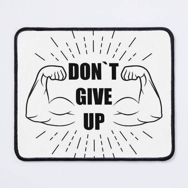 Item preview, don't give up designed and sold by MaryPoppins85.