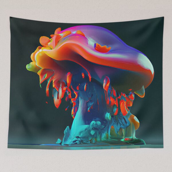 Item preview, Psychadelic Magic Mushroom Colourful TripArt #2 designed and sold by CoyoteStudio.