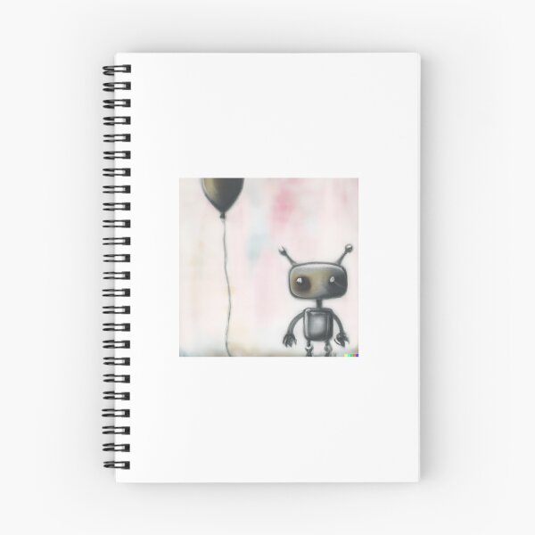 Item preview, Robot with balloon designed and sold by PainbutLove.