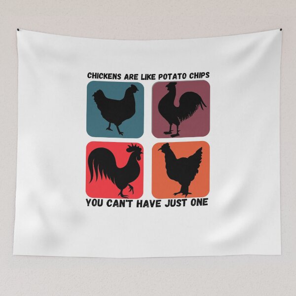 Item preview, Chickens Are Like Potato Chips You Can't Have Just One Chicken Farmer designed and sold by Nicet-shirt1.