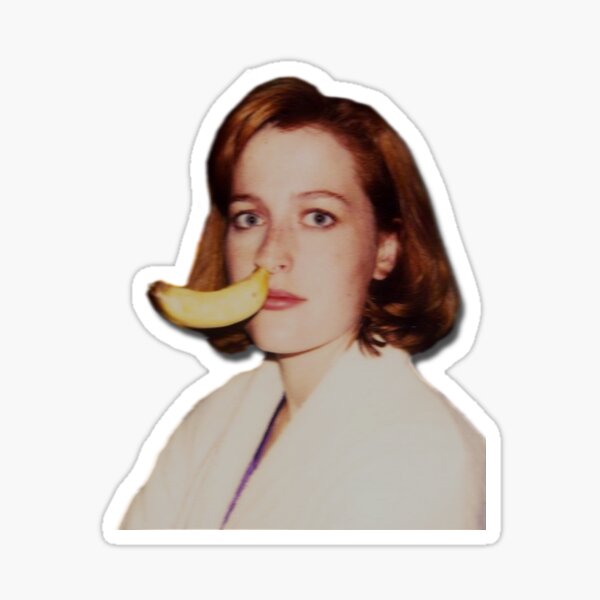 Gillian Anderson - Banane Sticker