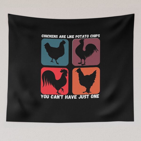 Item preview, Chickens Are Like Potato Chips You Can't Have Just One Chicken Farmer designed and sold by Nicet-shirt1.
