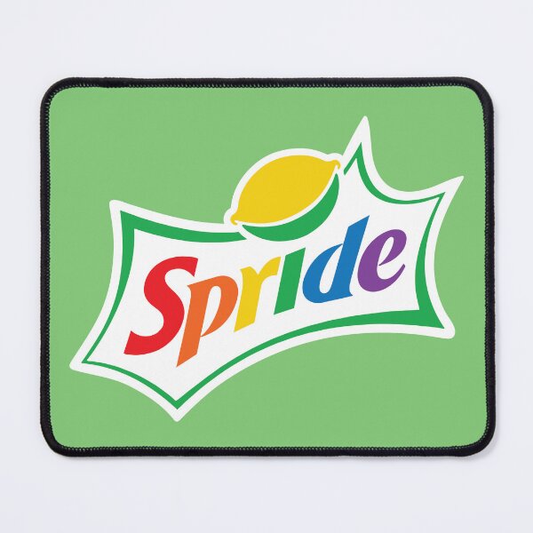 Item preview, Spride rainbow lemon lime soda funny brand logo designed and sold by UncutJorts.