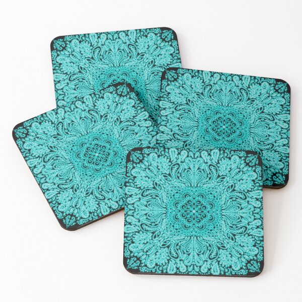 Item preview, Neon Mandala Flower Abstract designed and sold by Chatchot.