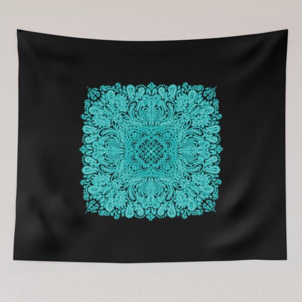 Item preview, Neon Mandala Flower Abstract designed and sold by Chatchot.