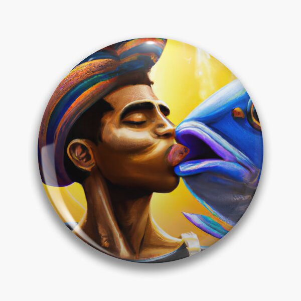 Item preview, Egyptian Pharaoh Kissing A Fish designed and sold by QuotezArtist.