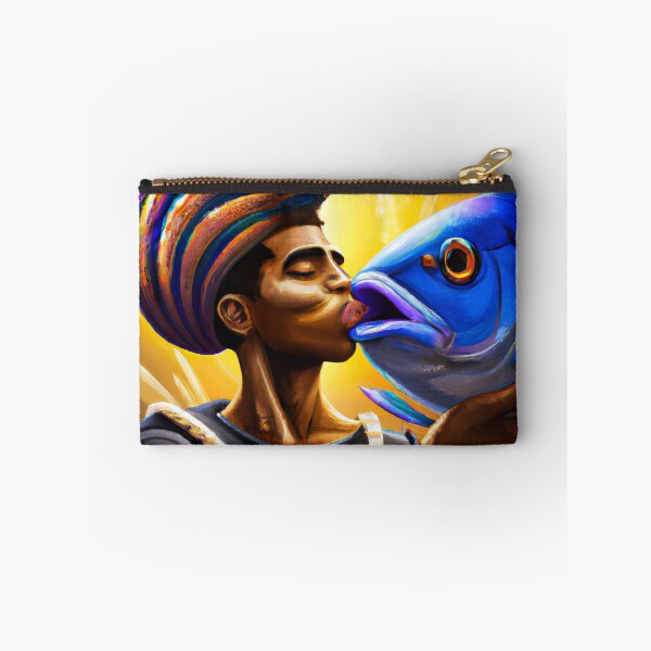 Item preview, Egyptian Pharaoh Kissing A Fish designed and sold by QuotezArtist.