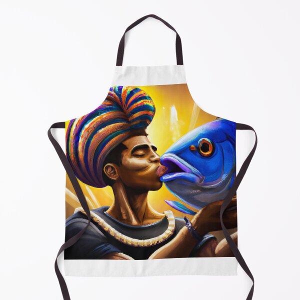 Item preview, Egyptian Pharaoh Kissing A Fish designed and sold by QuotezArtist.