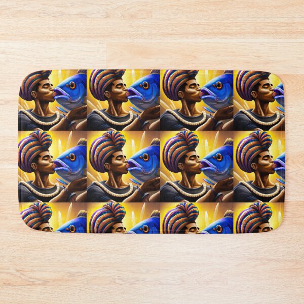 Item preview, Egyptian Pharaoh Kissing A Fish designed and sold by QuotezArtist.