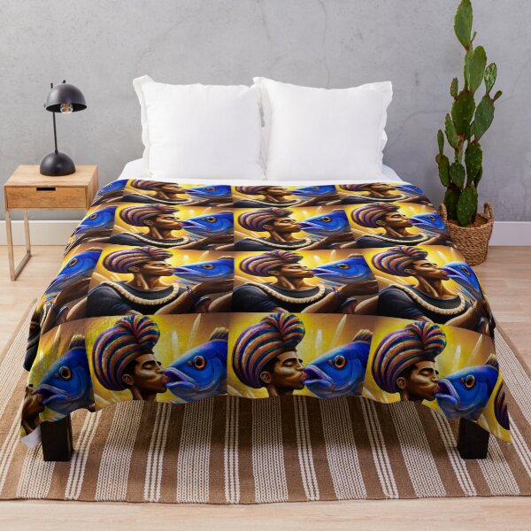 Item preview, Egyptian Pharaoh Kissing A Fish designed and sold by QuotezArtist.