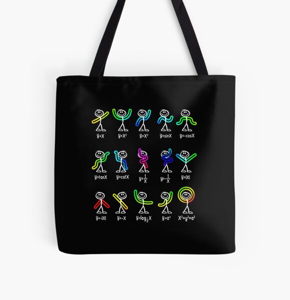 Funny Algebra Dance Graph Figures Math Equation  Tote Bag for Sale by  evaspark