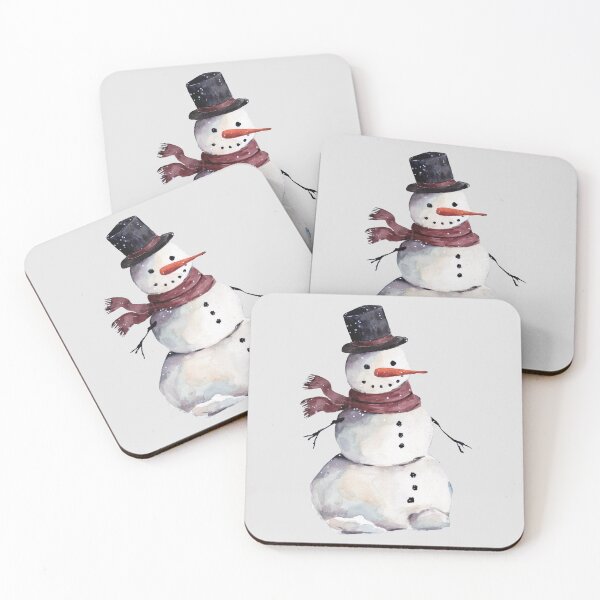 Item preview, Snowman - Watercolour Illustration designed and sold by Pattokarts.