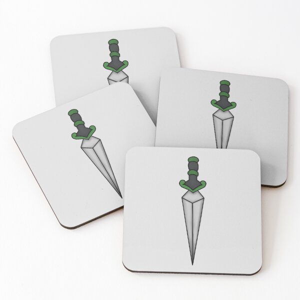 Item preview, Traditional Tattoo Style Sword Green and Black designed and sold by samm6n.