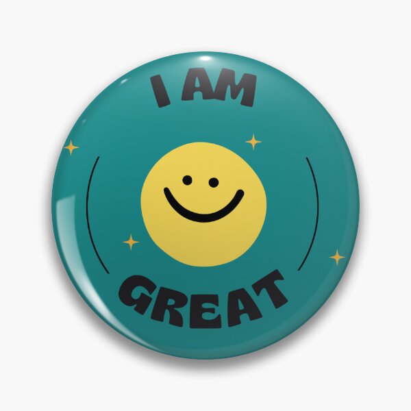 Item preview, I Am Great - Affirmation Sticker designed and sold by BadassDude.