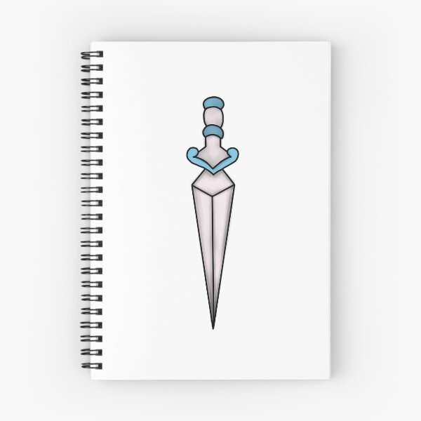 Item preview, Traditional Tattoo Style Sword Pastel Baby Blue designed and sold by samm6n.