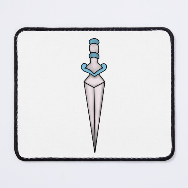 Item preview, Traditional Tattoo Style Sword Pastel Baby Blue designed and sold by samm6n.