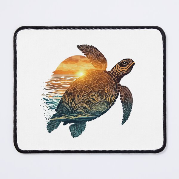 Item preview, tribal sea turtle designed and sold by printiesart.