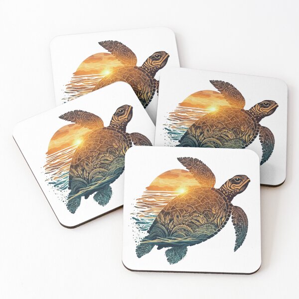 Item preview, tribal sea turtle designed and sold by printiesart.